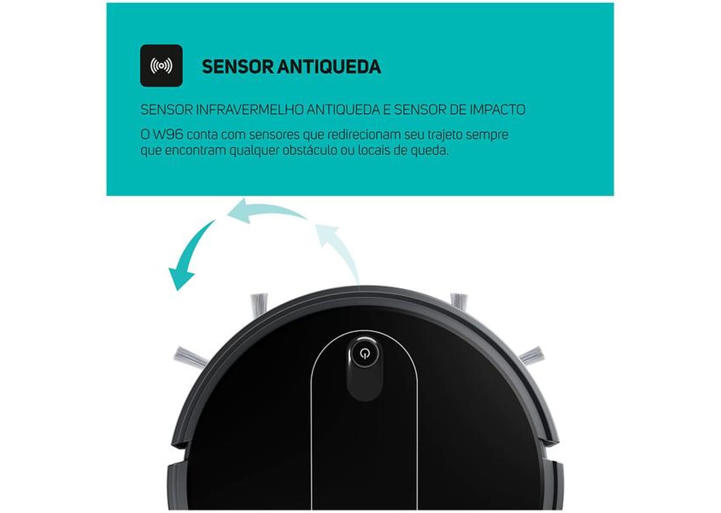 Robô Aspirador WAP W96 30W