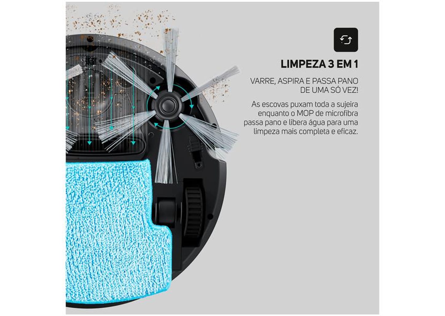 Robô Aspirador WAP W96 30W