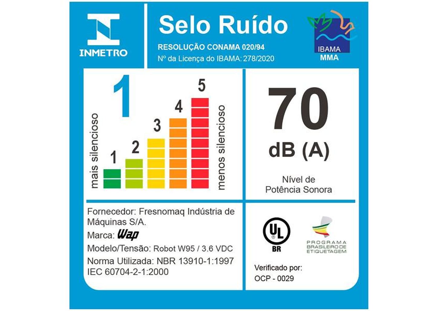 Robô Aspirador WAP W96 30W