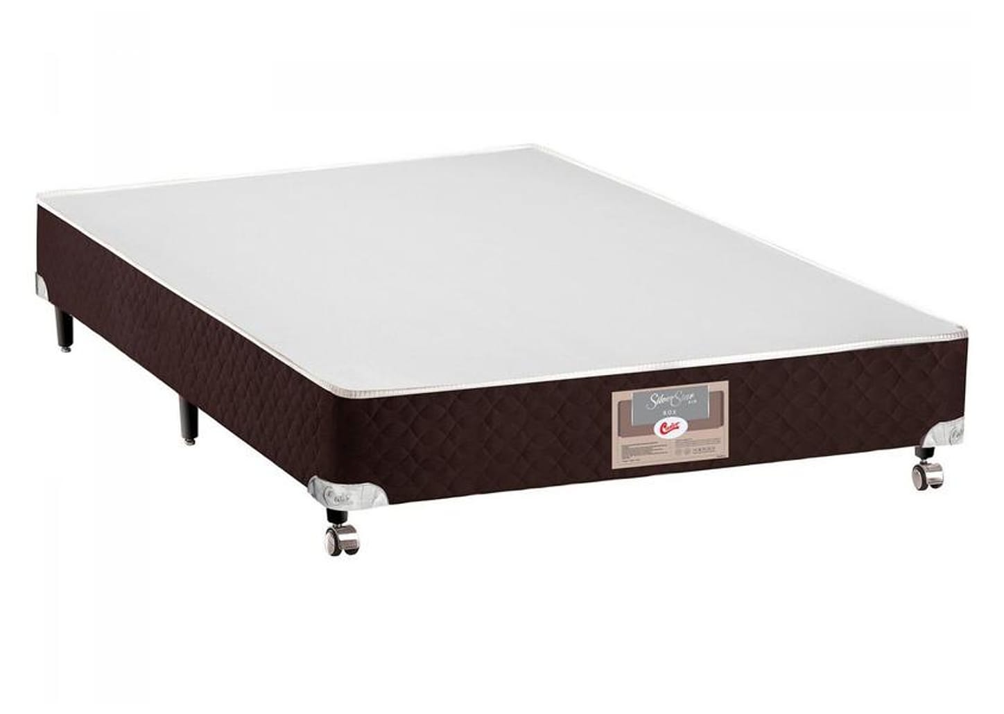 Base Cama Box Casal Castor 27x138x188cm Silver Star