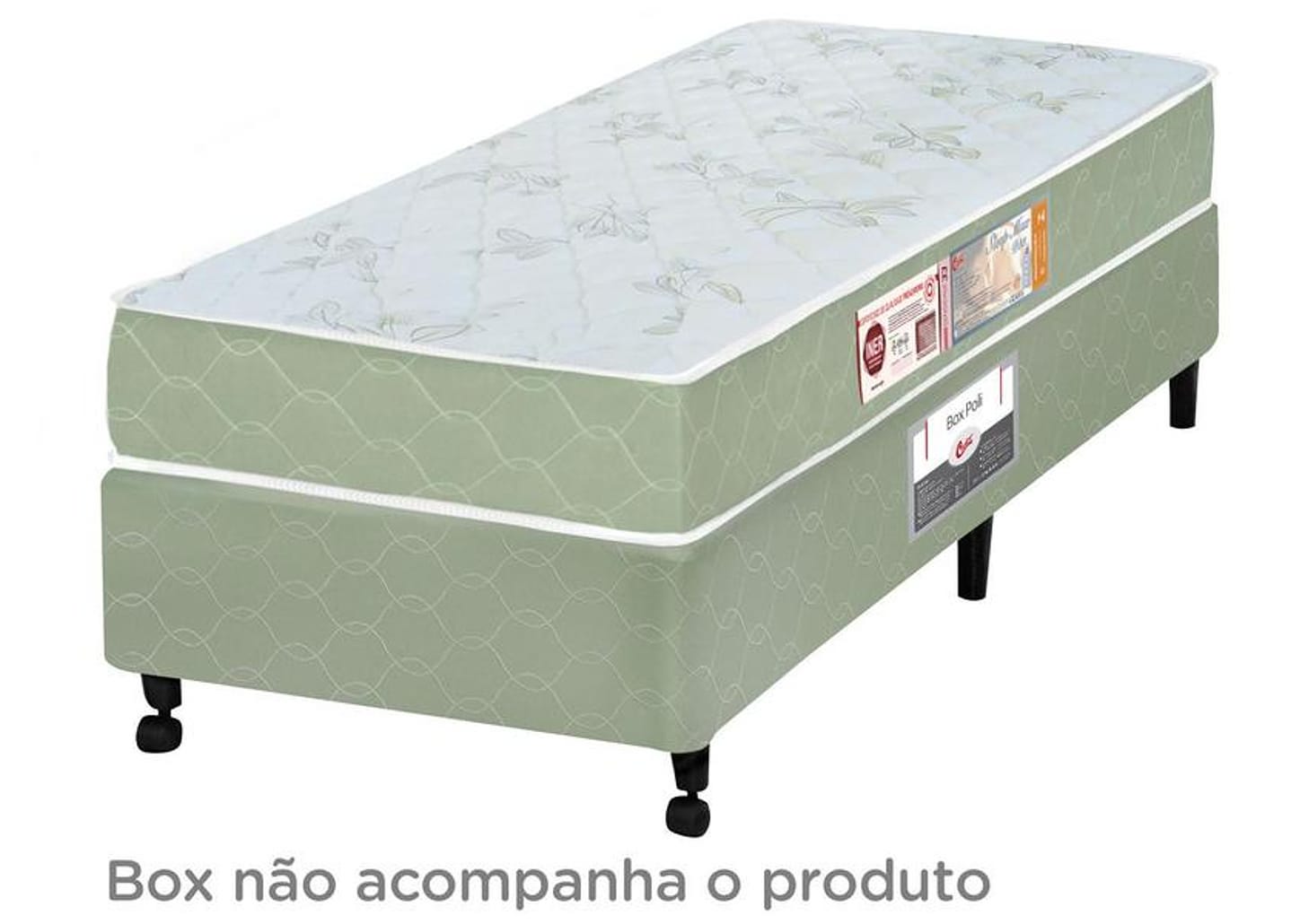 Colchão Solteiro Castor Espuma D-33 78x188cm - Sleep Max