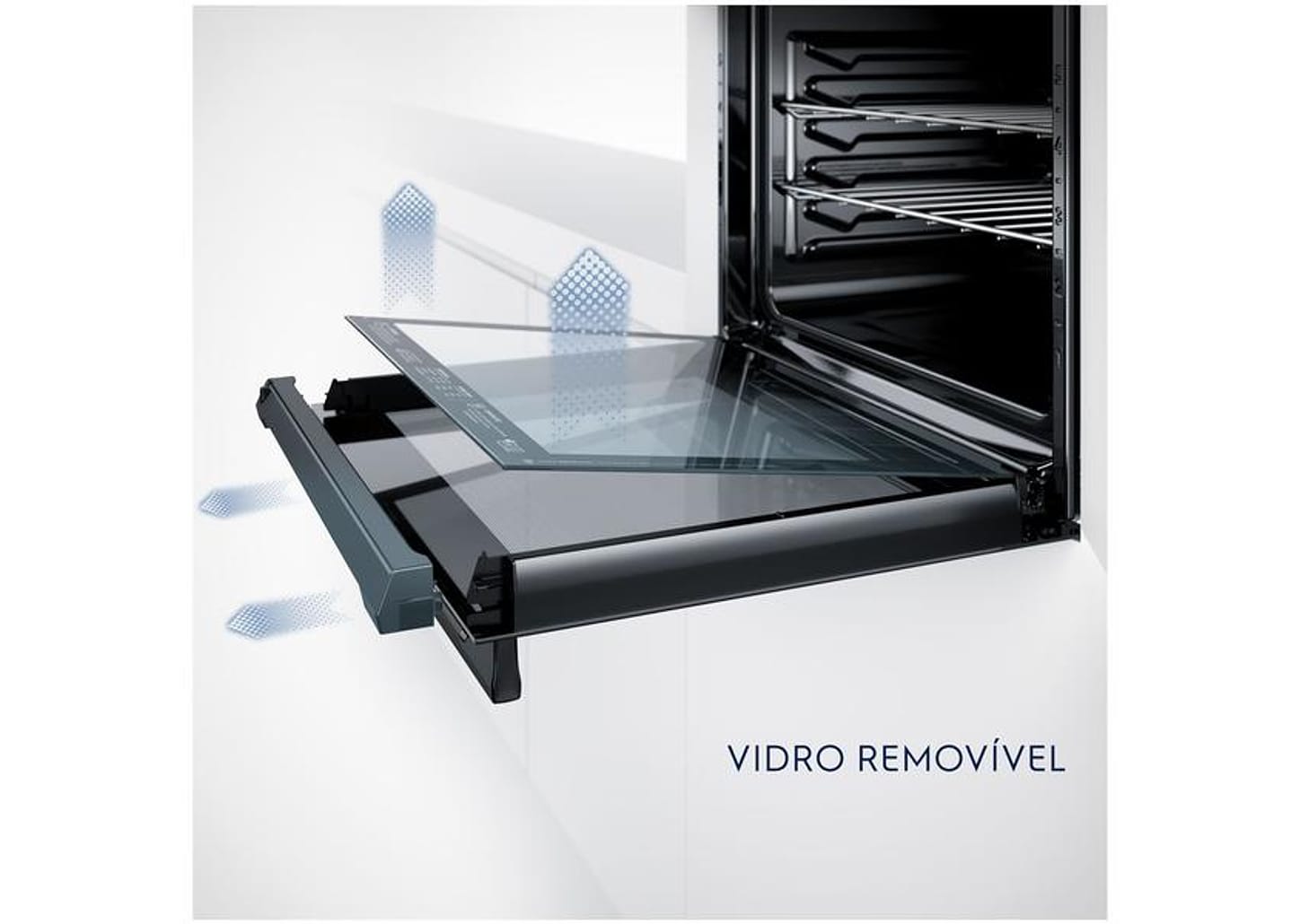 Forno Elétrico de Embutir Electrolux 80L Cinza - OE8EW