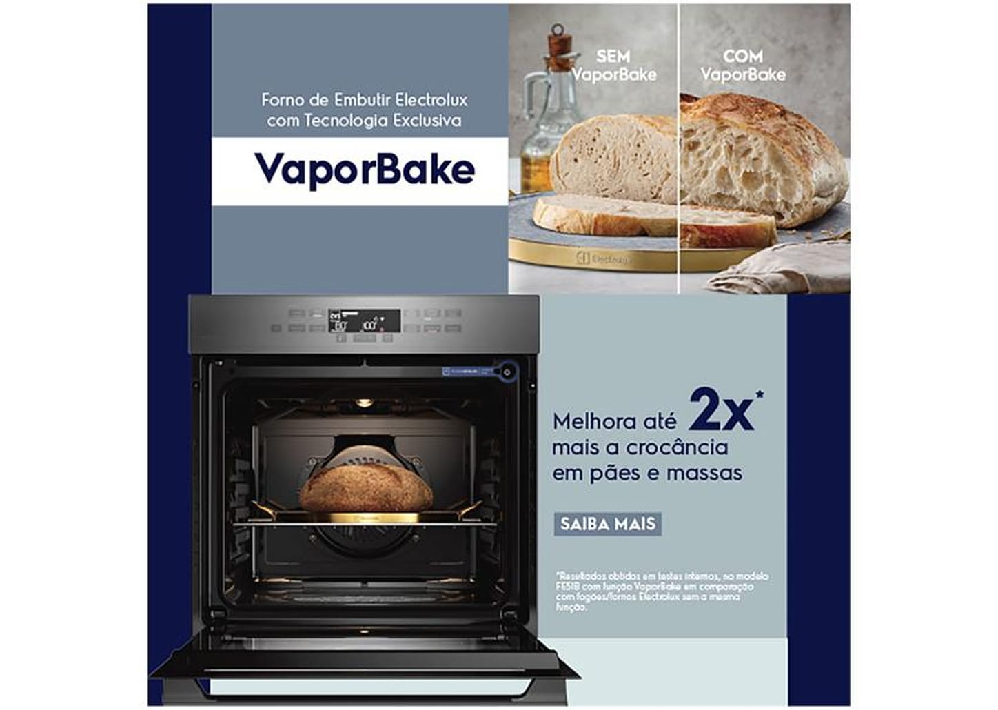 Forno Elétrico de Embutir Electrolux 80L Cinza - OE8EW