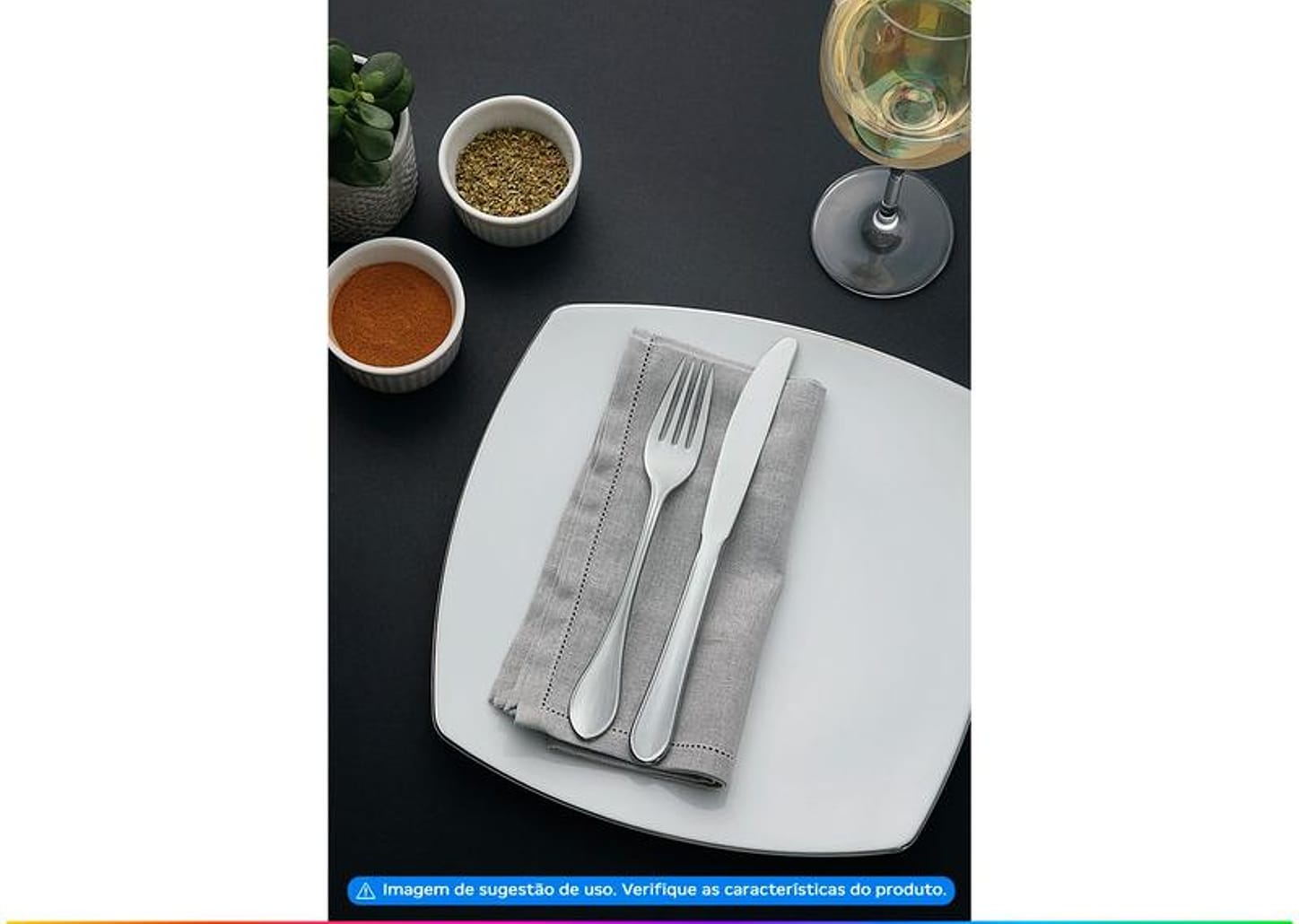 Faqueiro Tramontina Inox 130 Peças Italy com Estojo