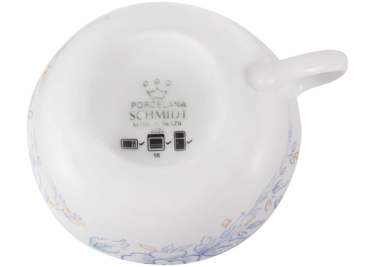 Aparelho de Jantar Jogo de Chá 20 Peças Schmidt - Redondo Fiore