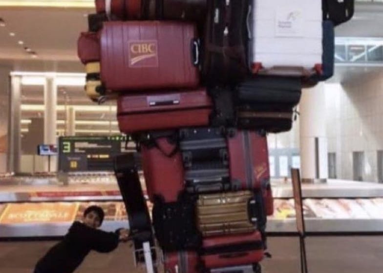 Ajuda pra pagar o excesso de bagagem da noiva