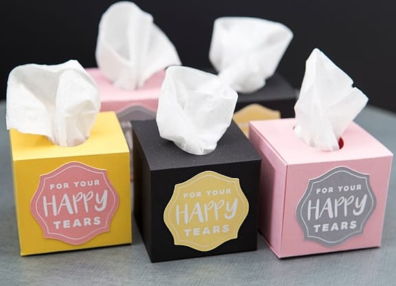 Presentes criativos Open de lencinhos pra cerimônia