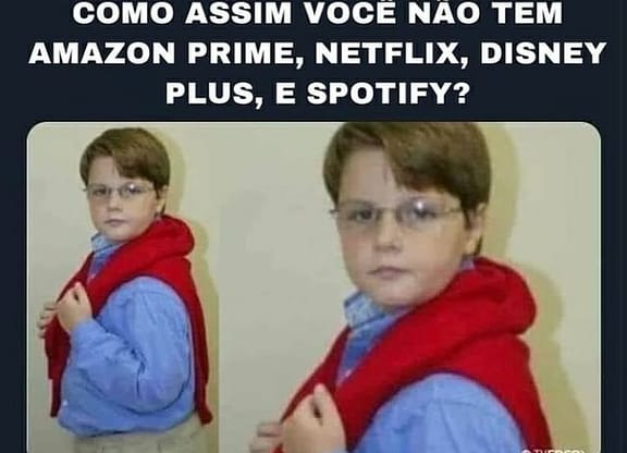 Presentes criativos Ajudar a pagar todos os milhares de streamings