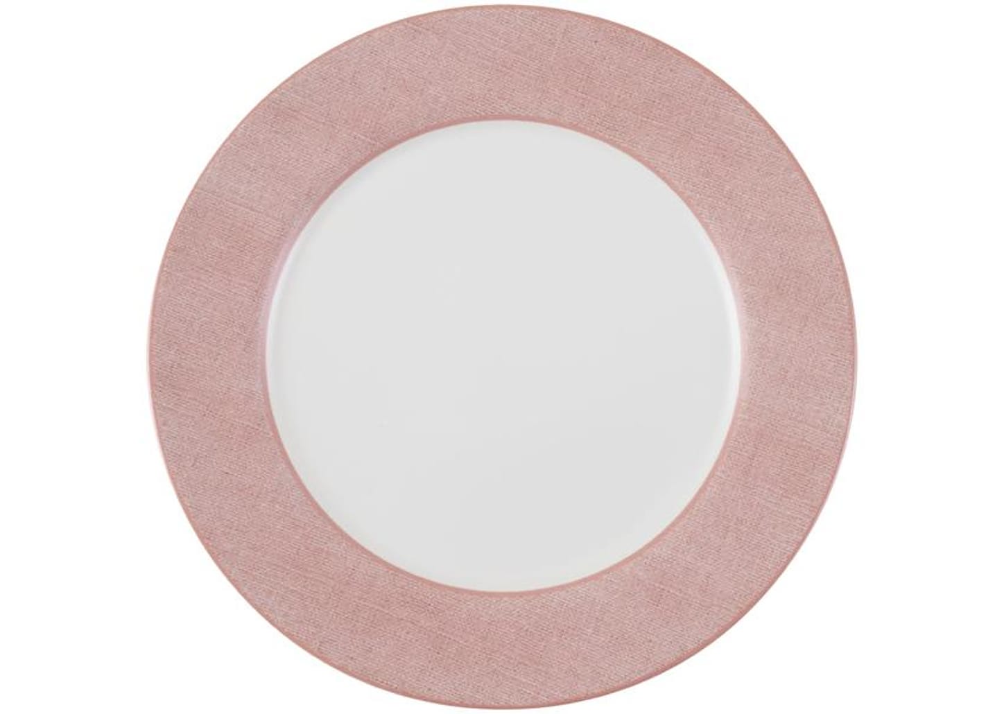 Sousplat Rosa 34cm Alleanza Linho