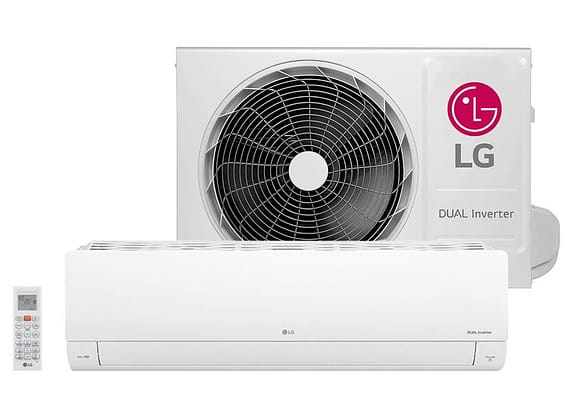 Ar-condicionado Split Hi-Wall LG Dual Inverter 9.000 BTUs Frio Compact