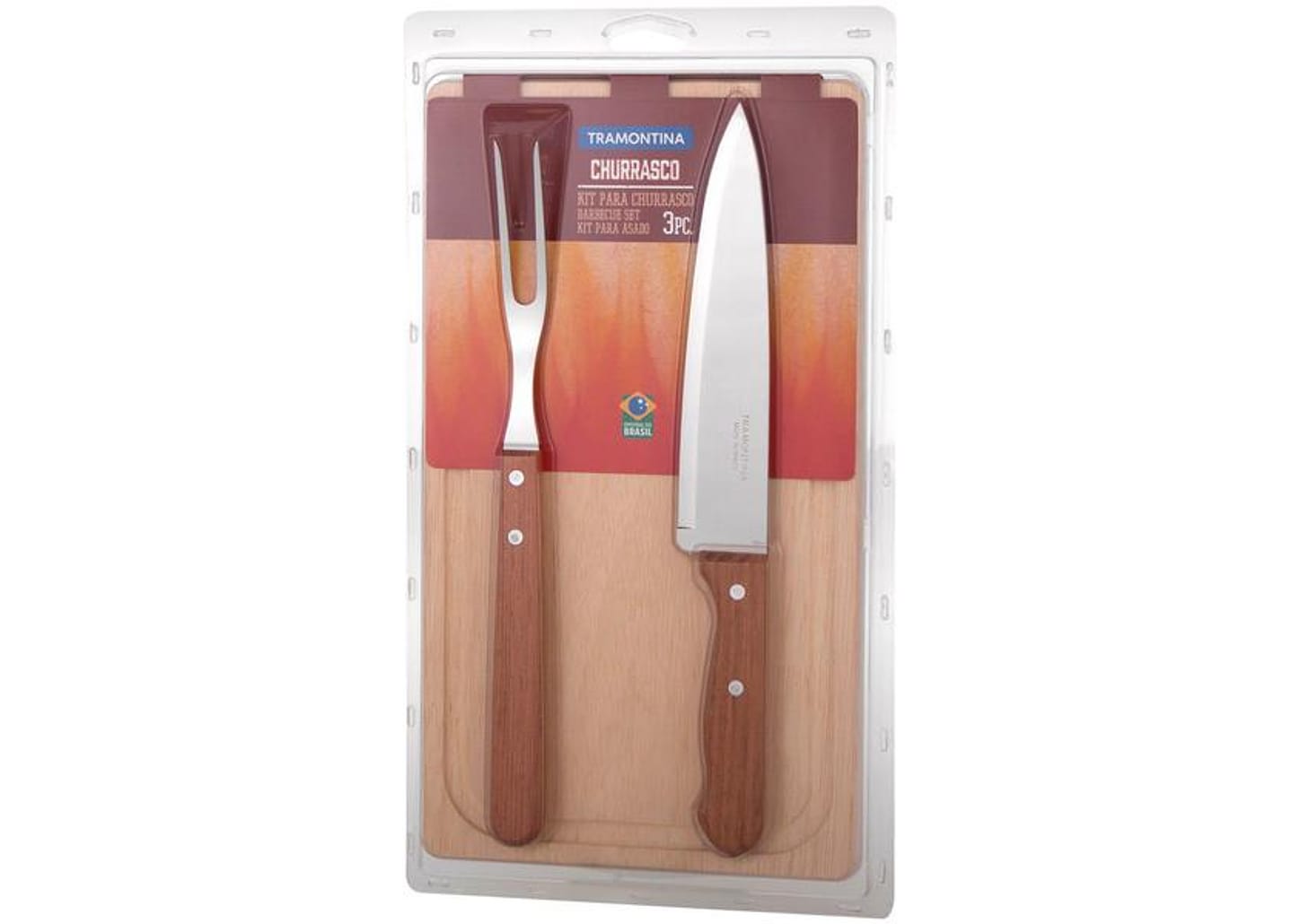 Kit Churrasco 3 Peças Tramontina Dynamic 22399036