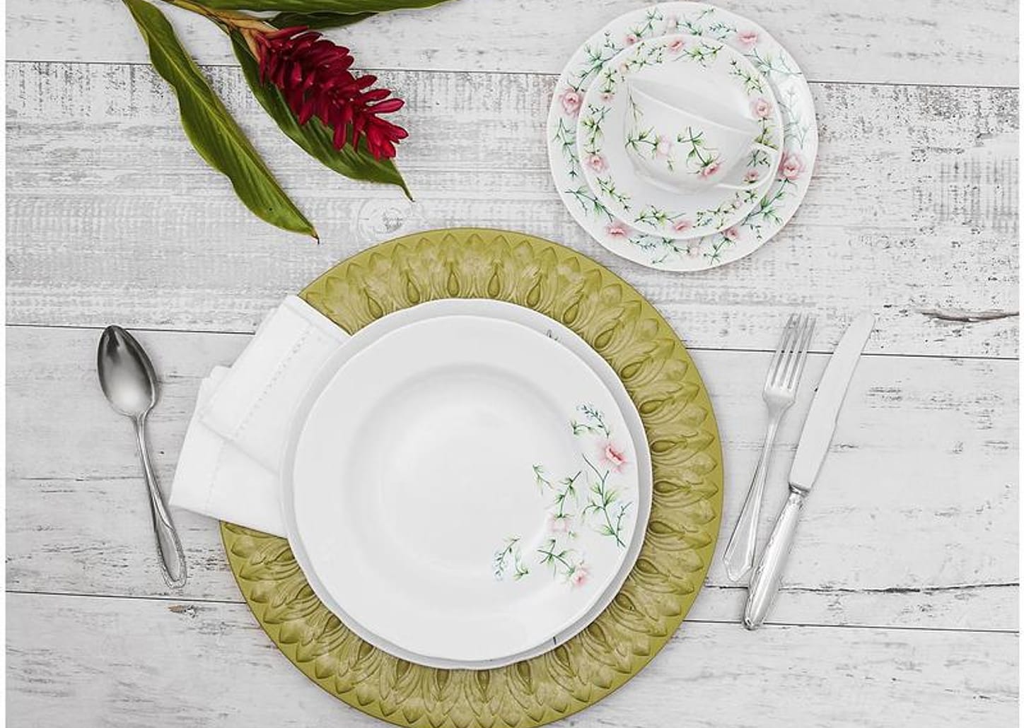 Aparelho de Jantar 20 Peças Schmidt Redondo - Colorido Porcelana Teresa 57890200030038102347