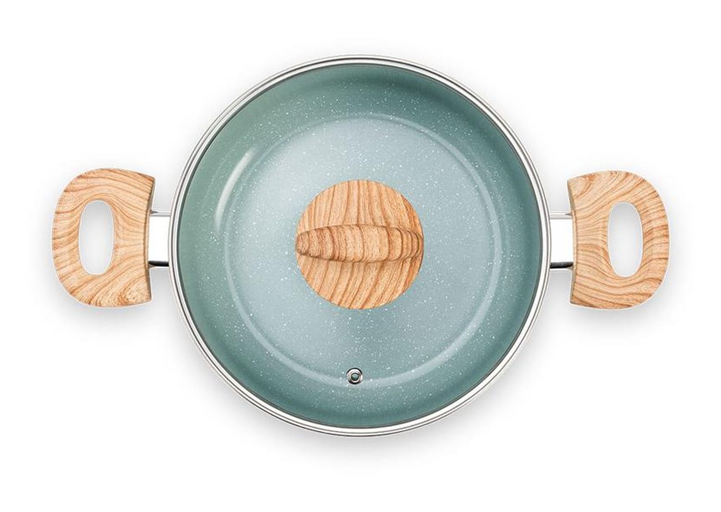 Jogo de Panelas Brinox de Alumínio Verde 6 Peças - Botanika