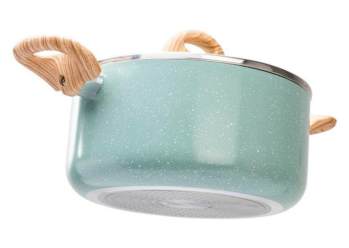 Jogo de Panelas Brinox de Alumínio Verde 6 Peças - Botanika