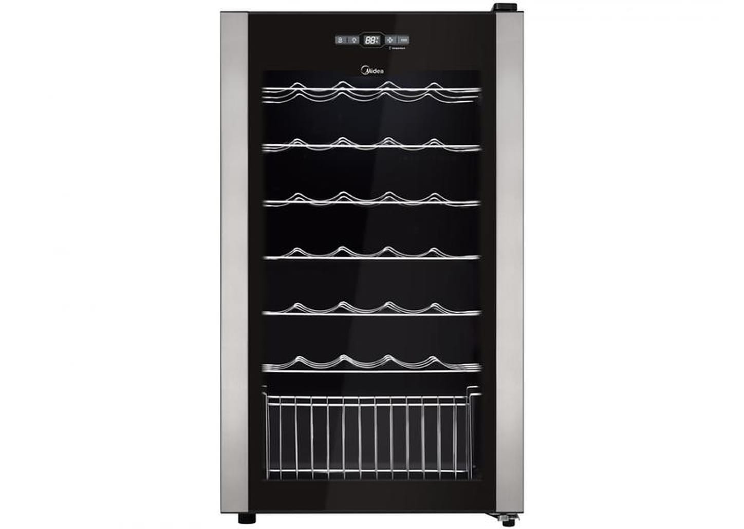 Adega Climatizada Midea 34 Garrafas com Painel Touch WBB341 com Compressor
