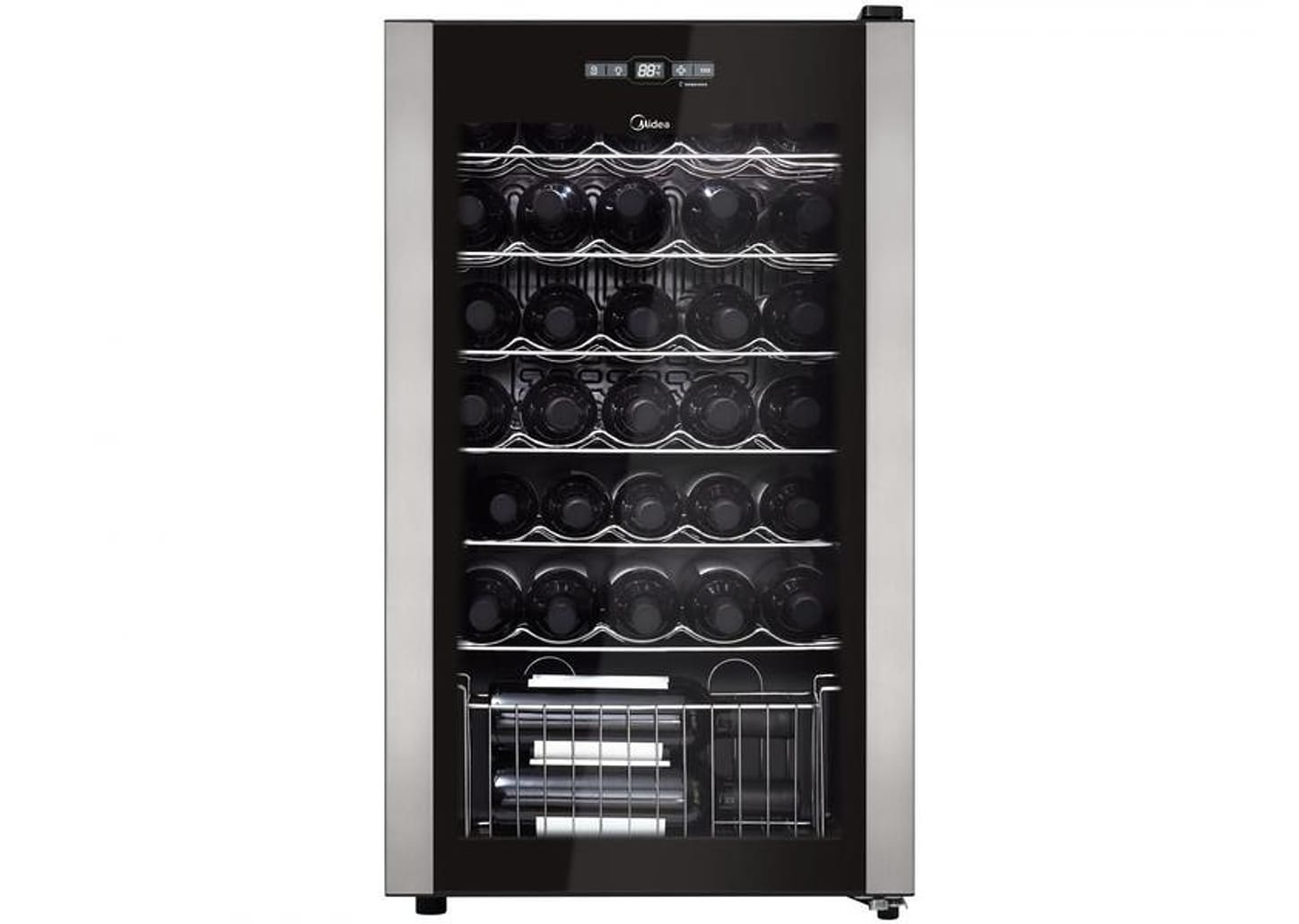 Adega Climatizada Midea 34 Garrafas com Painel Touch WBB341 com Compressor