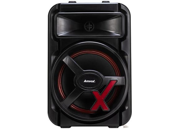 Caixa de Som Amplificada Bluetooth Amvox - ACA 251 New X 250W 8” USB com Tweeter