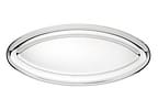 Travessa de Inox Oval 30,5x3x70cm Wolff Liso