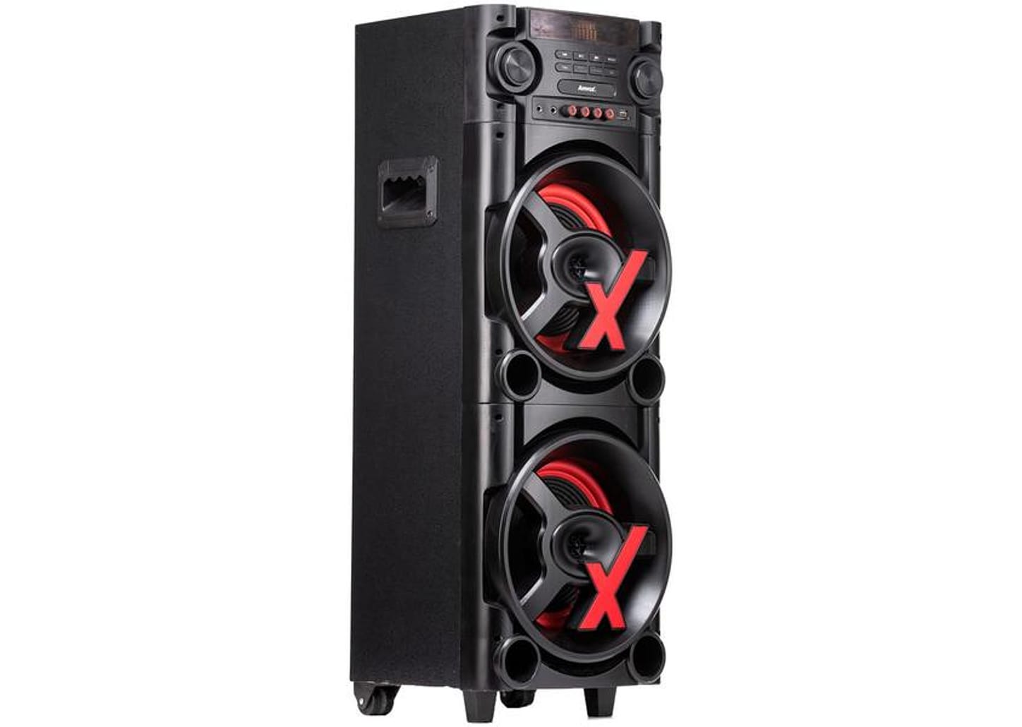 Caixa de Som Torre AMVOX ACA 1000 NEW X - Bluetooth 1000W RMS Amplificada
