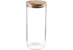 Jogo de Porta-Mantimentos de Vidro Redondo Nell Bamboo 7 Peças