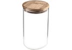 Jogo de Porta-Mantimentos de Vidro Redondo Nell Bamboo 7 Peças