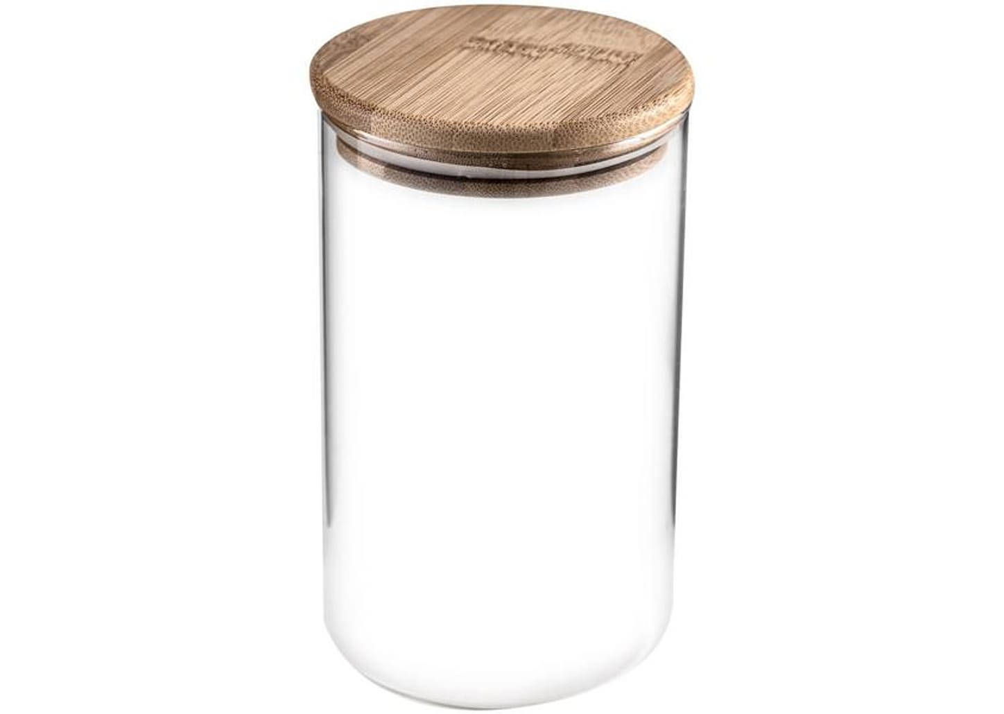 Jogo de Porta-Mantimentos de Vidro Redondo Nell Bamboo 7 Peças