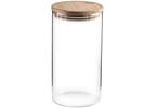 Jogo de Porta-Mantimentos de Vidro Redondo Nell Bamboo 7 Peças