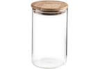 Jogo de Porta-Mantimentos de Vidro Redondo Nell Bamboo 7 Peças