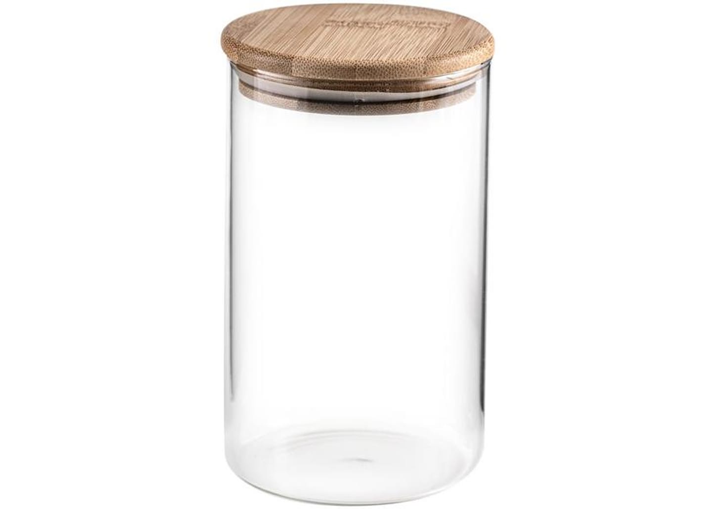 Jogo de Porta-Mantimentos de Vidro Redondo Nell Bamboo 7 Peças