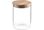 Jogo de Porta-Mantimentos de Vidro Redondo Nell Bamboo 7 Peças
