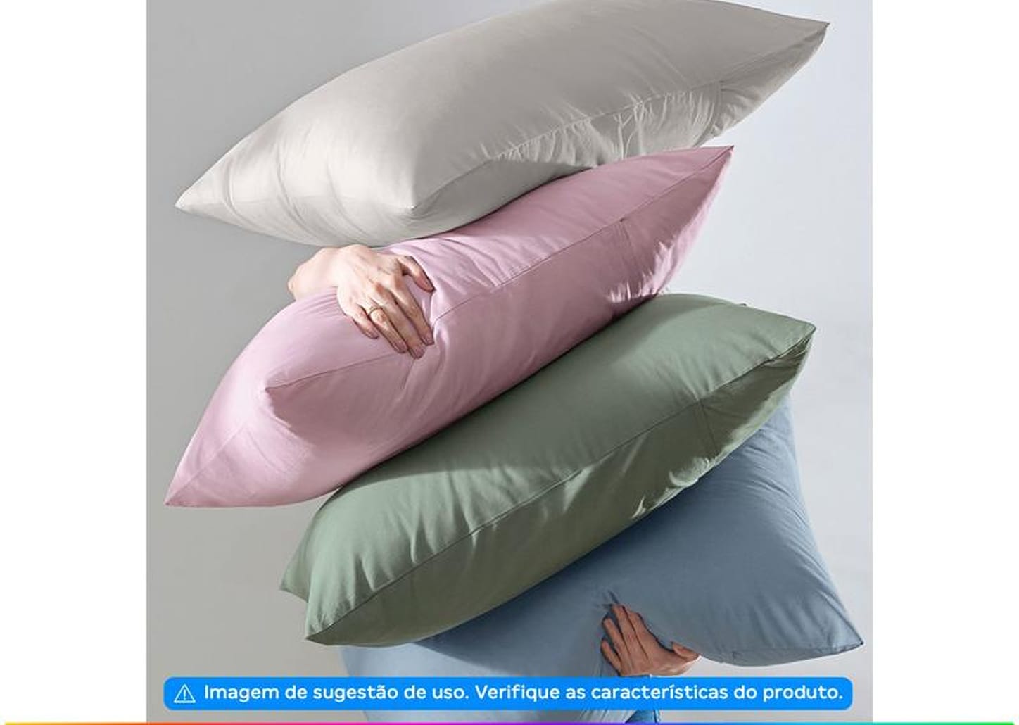 Jogo de Cama Casal 100% Algodão Karsten 150 Fios Matiz Cinza 3 Peças