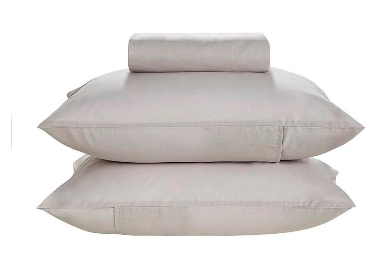 Jogo de Cama Casal 100% Algodão Karsten 150 Fios Matiz Cinza 3 Peças