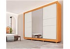 Guarda-roupa Casal com Espelho 3 Portas de Correr - Móveis Europa Maranello