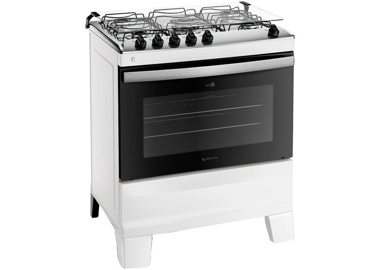 Fogão 5 Bocas Atlas Branco Acendimento - Automático Agile Up
