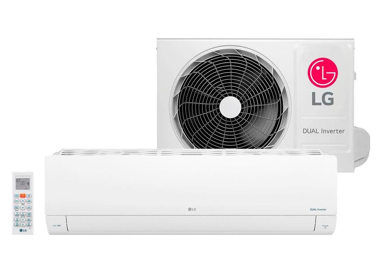 Ar-condicionado Split Hi-Wall LG Dual Inverter 9.000 BTUs Quente e Frio Voice +AI