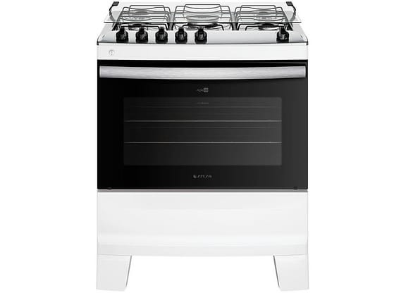 Fogão 5 Bocas Atlas Branco Acendimento - Automático Agile Up