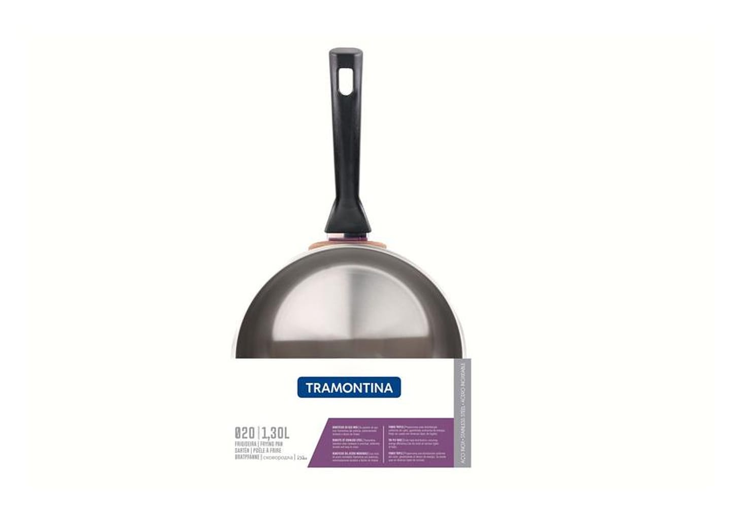 Frigideira Tramontina Inox Fundo Triplo Brava 20cm