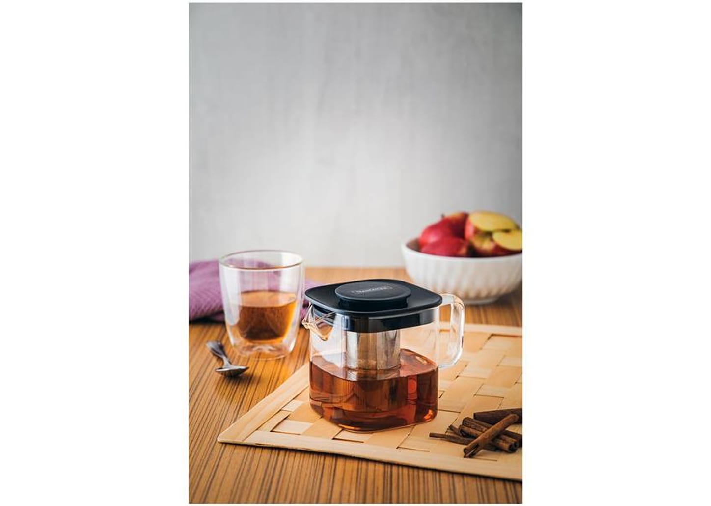 Bule de Chá com Infusor de Vidro 600ml Tramontina 61762090