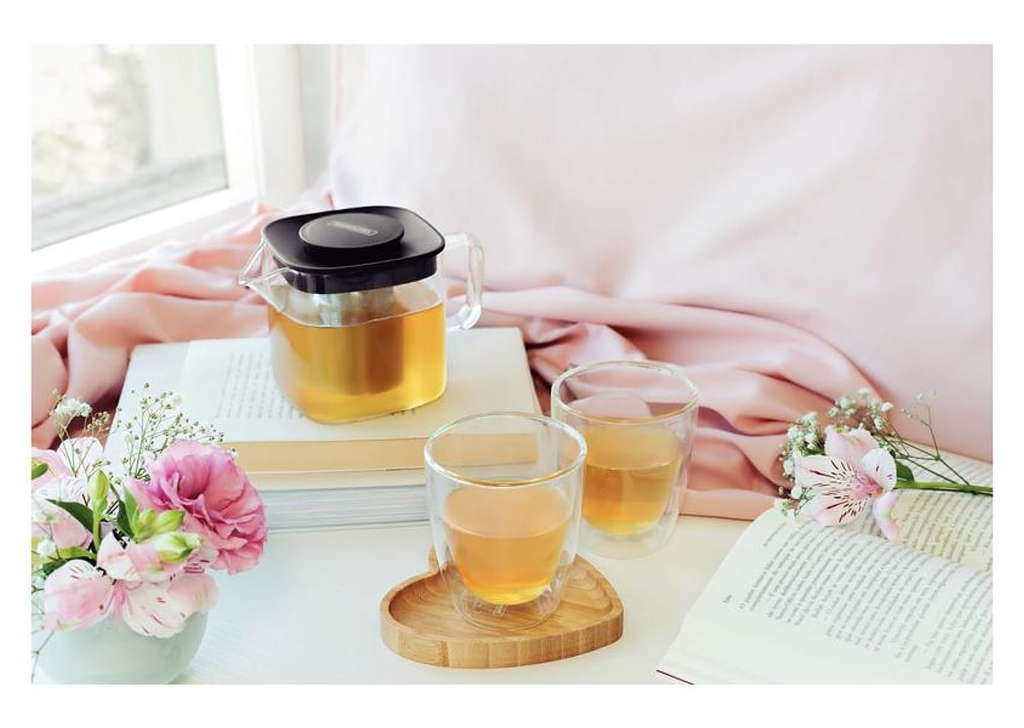 Bule de Chá com Infusor de Vidro 600ml Tramontina 61762090