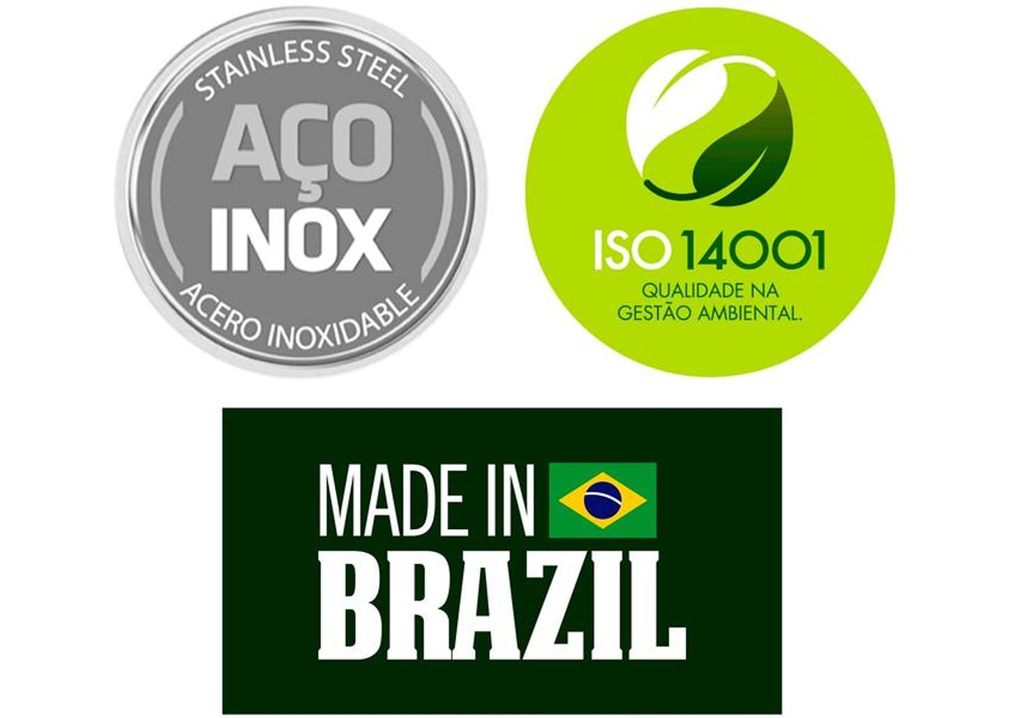 Caçarola Tramontina Inox Fundo Triplo 24cm 6,08L Professional