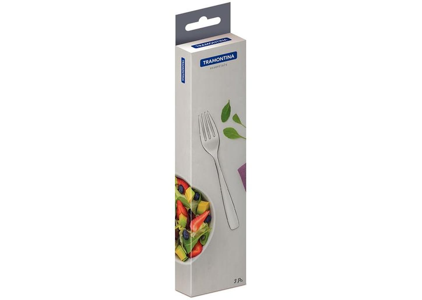 Jogo de Garfos de Mesa Tramontina Inox Essentials Amazonas 3 peças