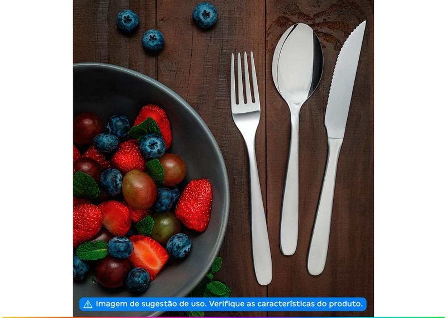 Jogo de Facas para Churrasco Tramontina Inox Havaí 66905185 66905185