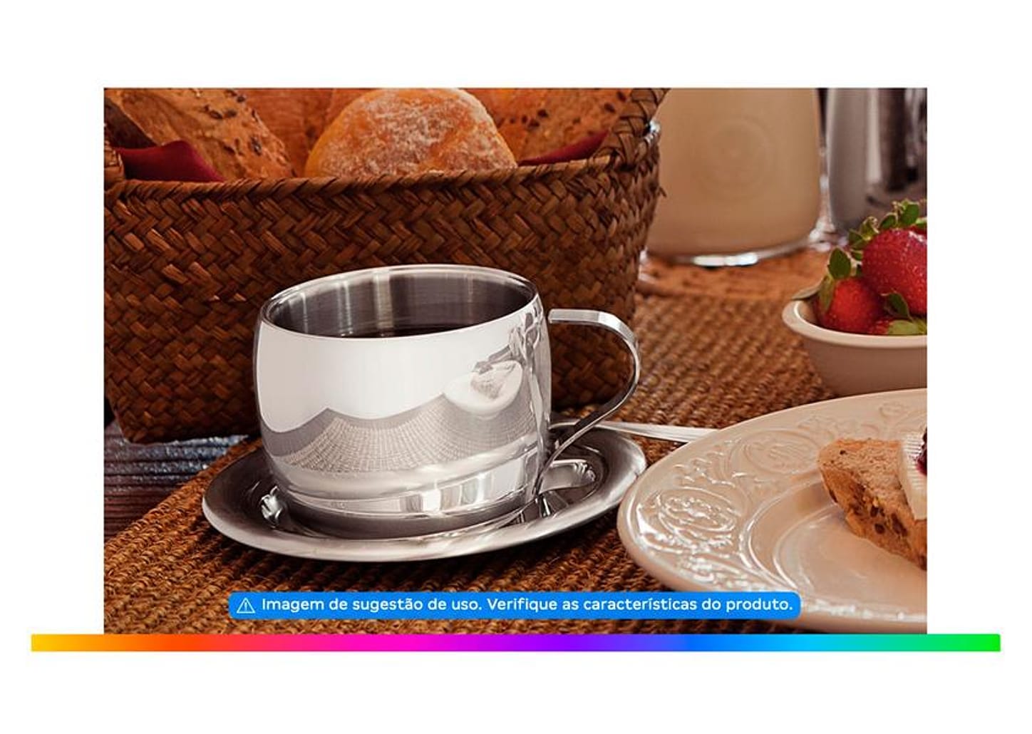 Jogo de Xícaras de Café 230ml Tramontina 64430790 2 Peças