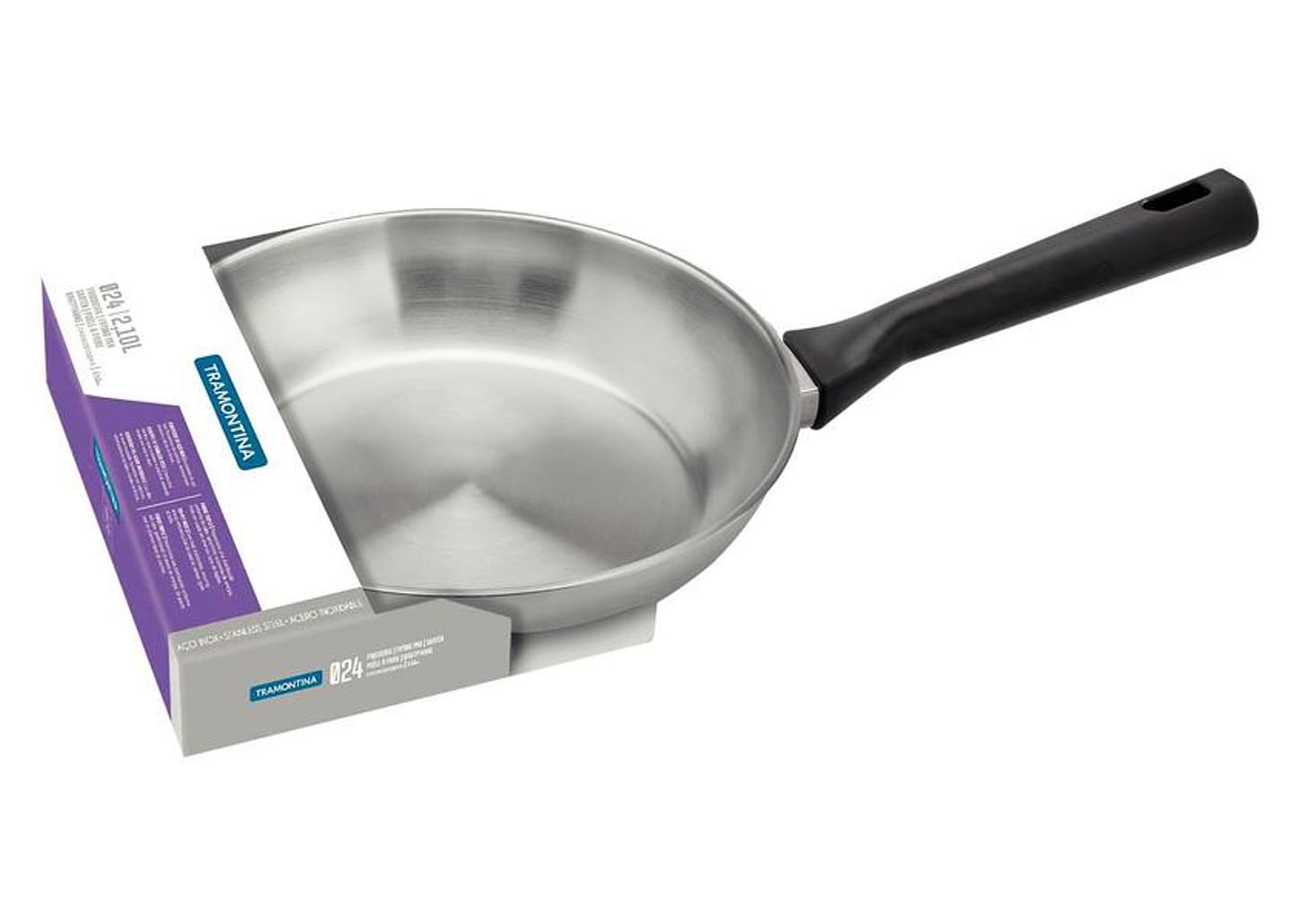 Frigideira Tramontina Inox Fundo Triplo Brava 24cm