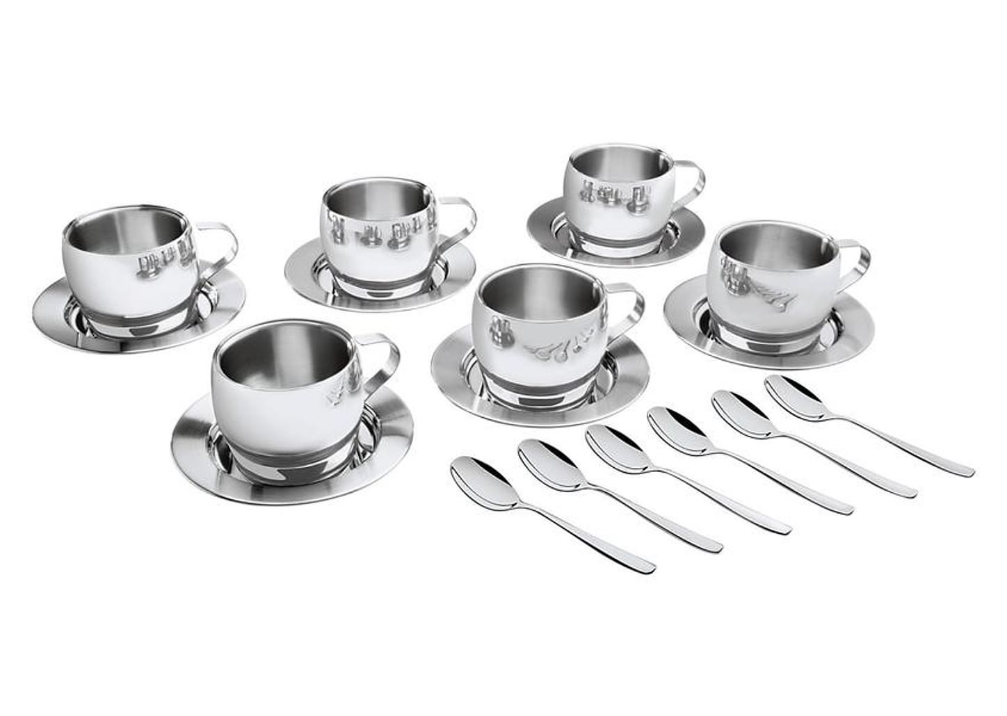 Jogo de Xícaras de Chá e Capuccino 230ml Tramontina 64430820 18 Peças