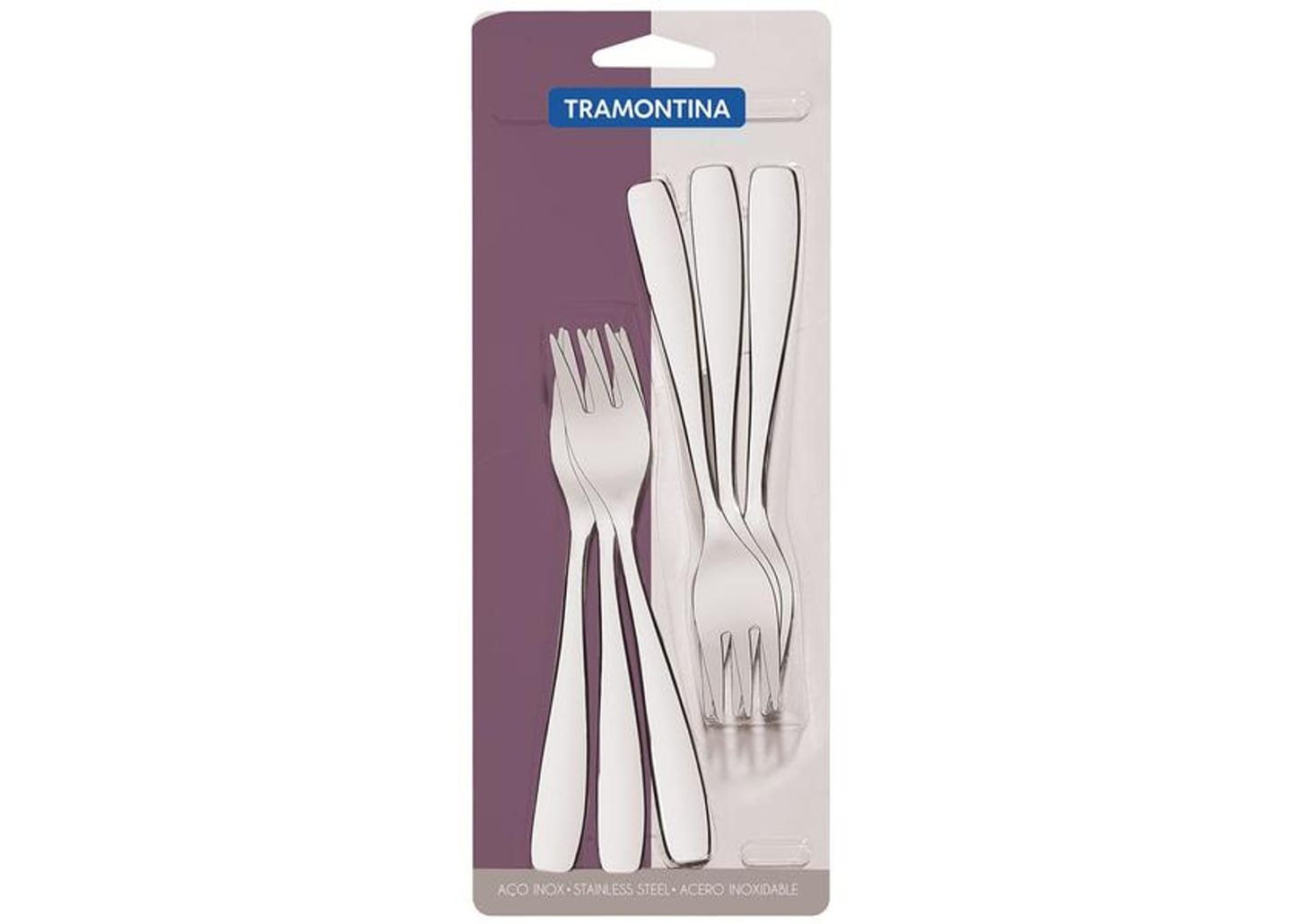 Jogo de Garfos para Torta Tramontina Inox Havaí 6 peças