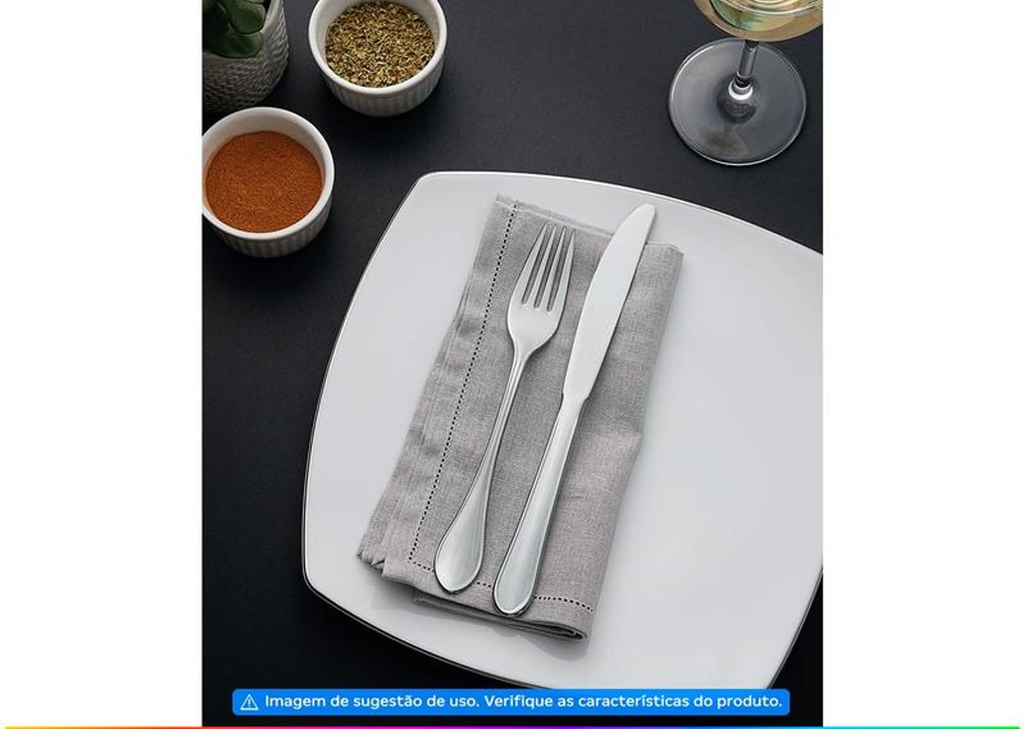 Faqueiro Tramontina Inox 42 Peças Italy com Estojo