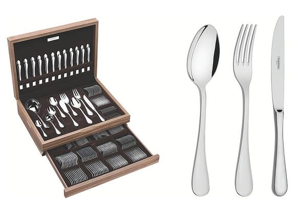 Faqueiro Tramontina Inox 130 Peças Classic com Estojo