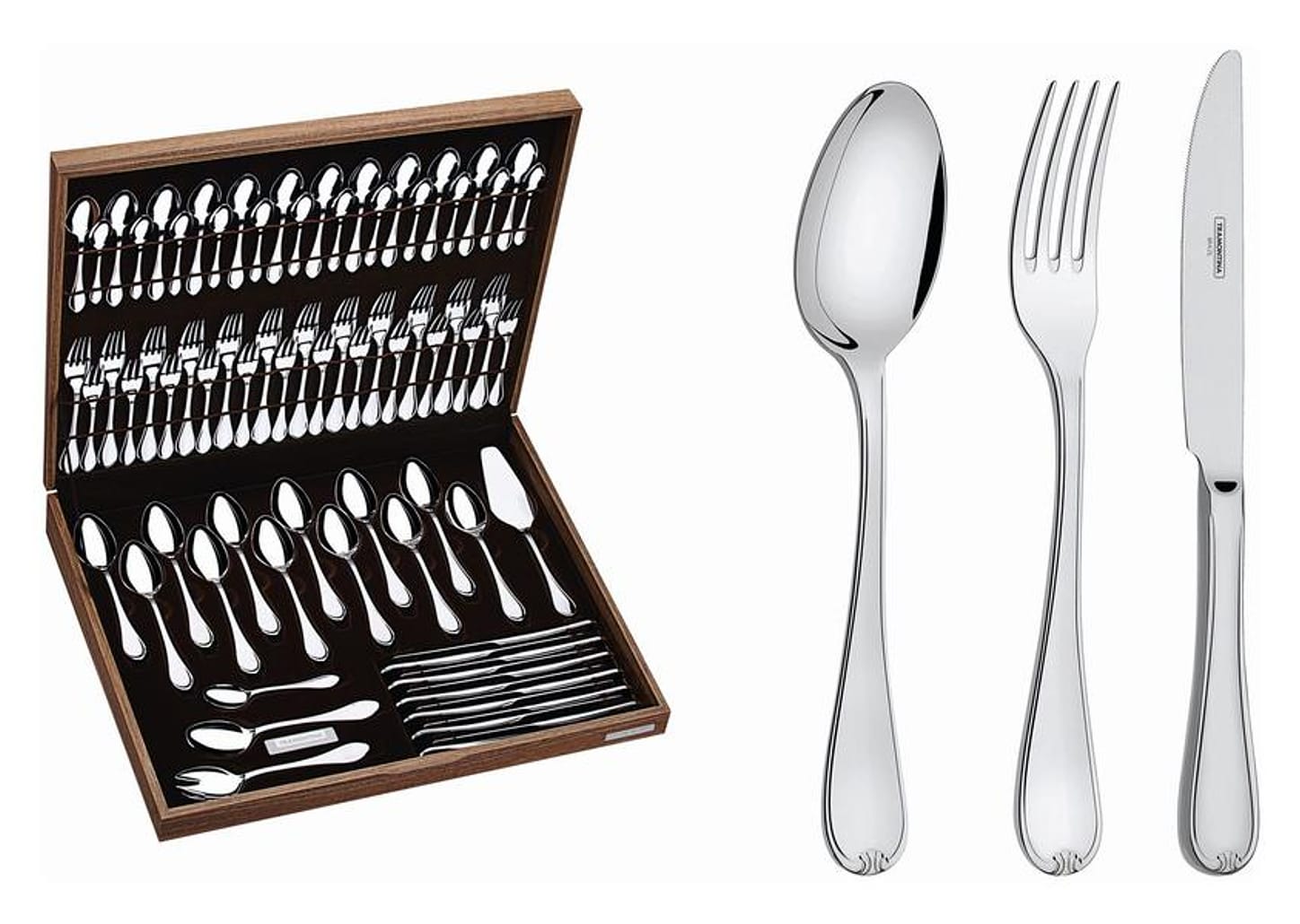 Faqueiro Tramontina Inox 76 Peças Vicenza com Estojo