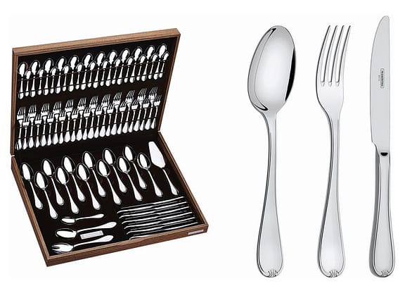 Faqueiro Tramontina Inox 76 Peças Vicenza com Estojo